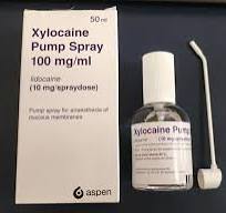 Xylocaine spray